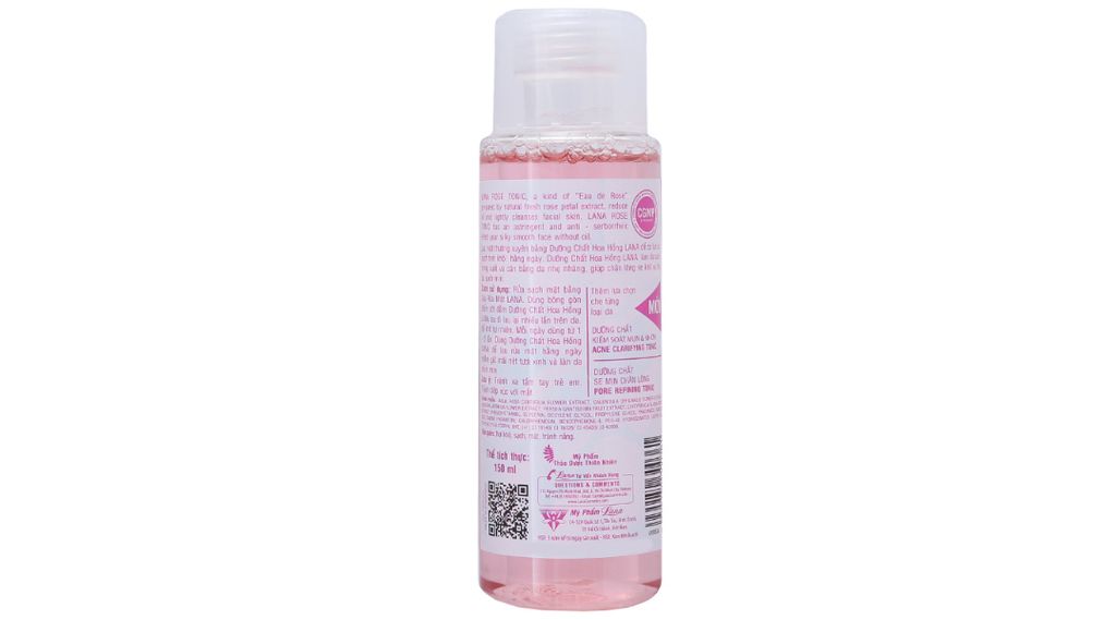 Nước Hoa Hồng Dưỡng Ẩm Lana 150ml