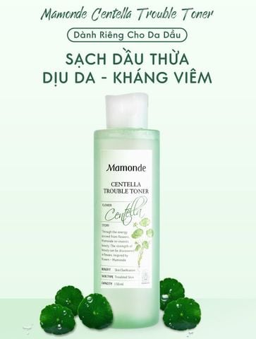 Nước Hoa Hồng Mamonde  Rau Má 250ml