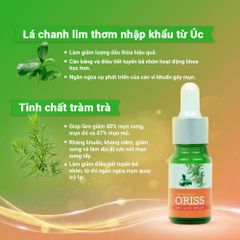 Serum Ngừa Mụn Mờ Thâm Sáng Da Oriss Tràm Trà 10ml