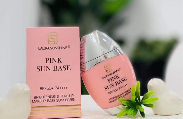 PINK SUN BASE SPF 50 - Kem Chống Nắng Nhật Kim Anh - LAURA SUNSHINE