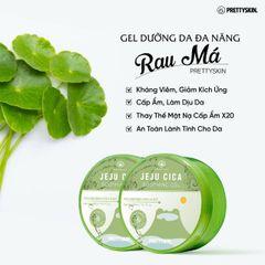 Pretty Skin Jeju Cica Gel Dưỡng Rau Má 300ml