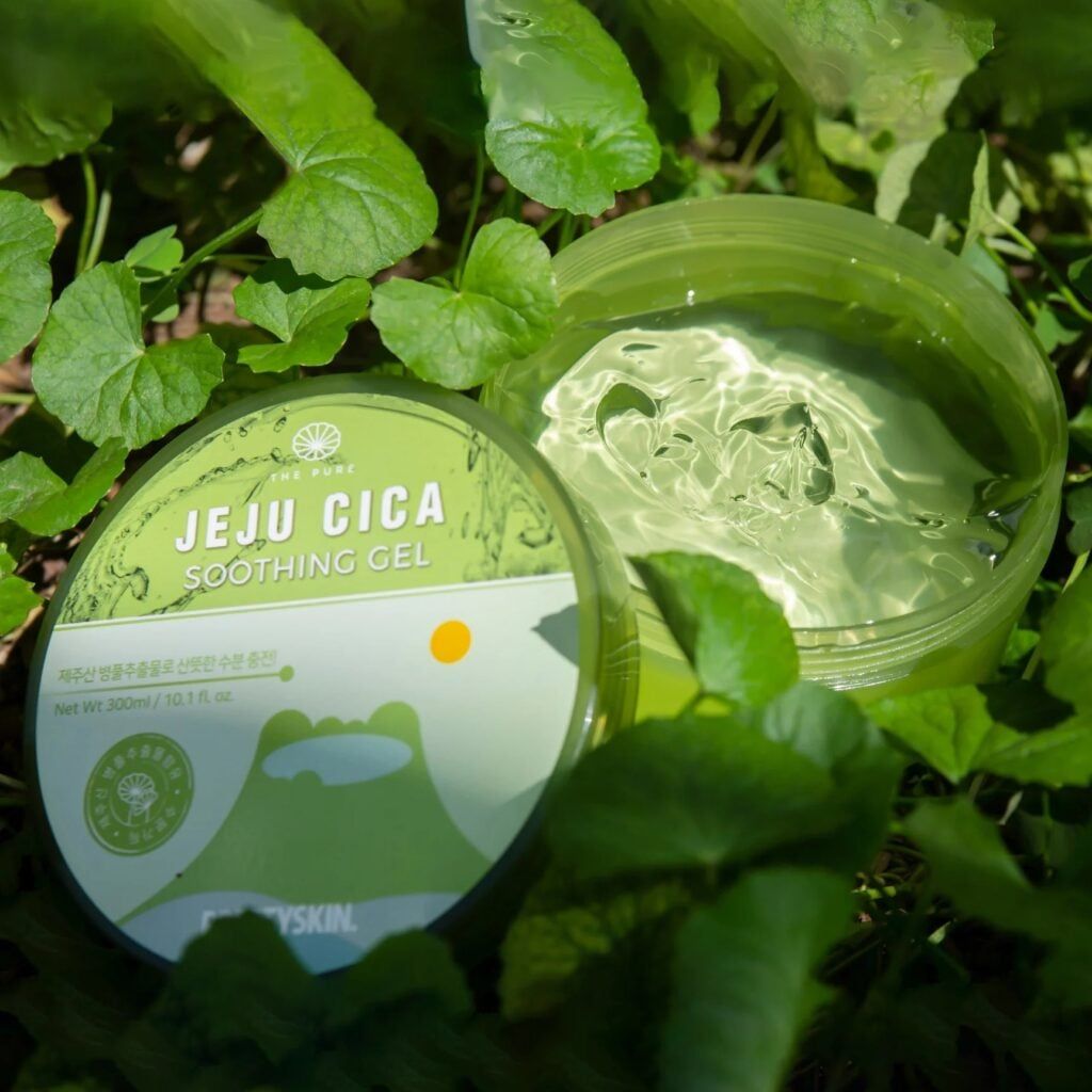 Pretty Skin Jeju Cica Gel Dưỡng Rau Má 300ml