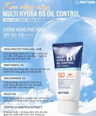 Pretty Skin Vitamin B5 Kem Chống Nắng Kềm Dầu SPF50+ 50ml