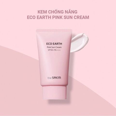 The Saem Eco Earth Kem Chống Nắng Nâng Tone SPF50 50g
