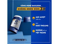 NIVEA Sáp Khử Mùi Phân Tử Bạc 50ml