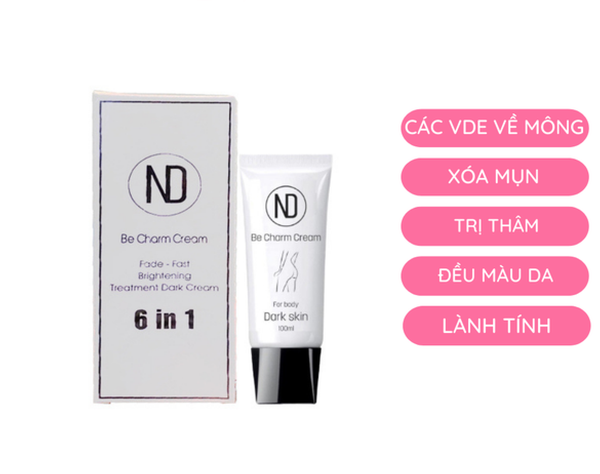 Kem Giảm Thâm Mông Be Charm Cream 6 in 1