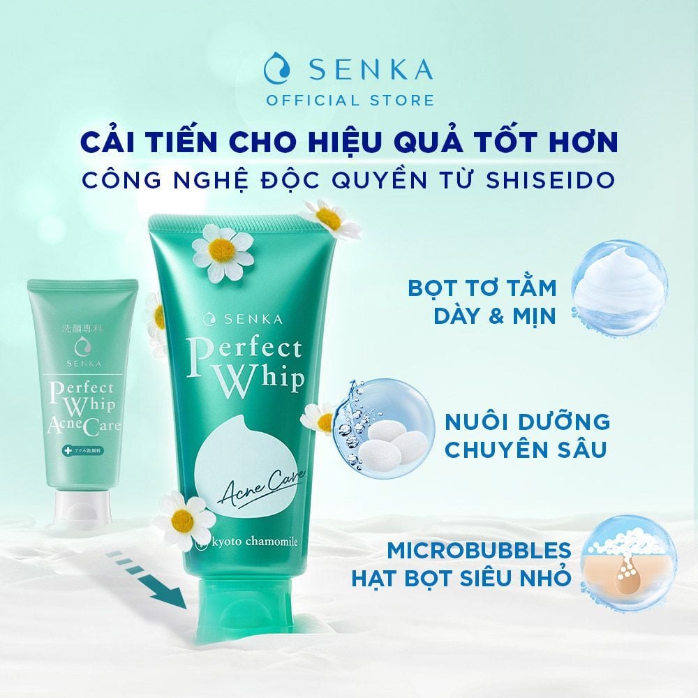 SENKA Sữa Rửa Mặt Ngăn Ngừa Mụn 120g