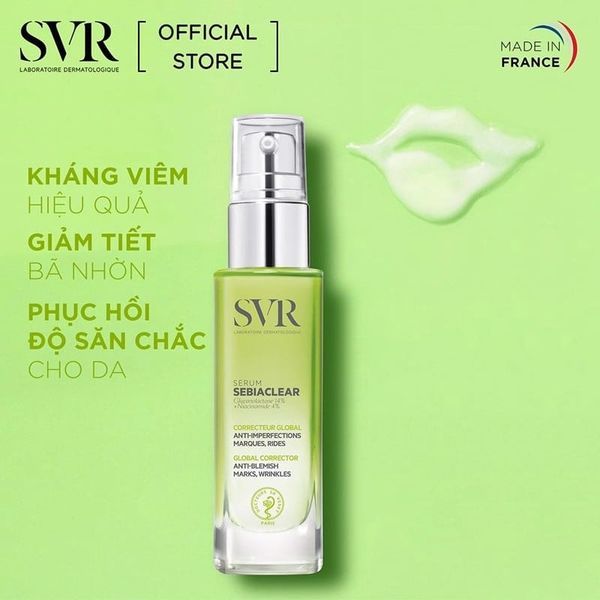 Serum Dưỡng Da Ngừa Mụn Thâm SVR Sebia Clear