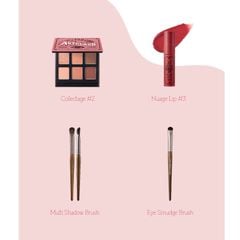 Set Son - Phấn - Cọ Too Cool For School 04 Pink