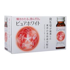 Shiseido Nước Uống Trắng Da Pure White Drink 50ml x 10 lọ