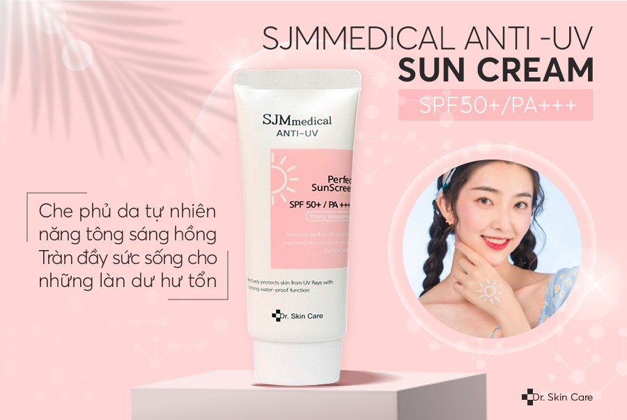 SJM Kem Chống Nắng SPF50+ PA++++ 60g