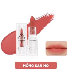 Son Thỏi Lì, Lên Màu Chuẩn 3CE Soft Matte Lipstick 3.5g