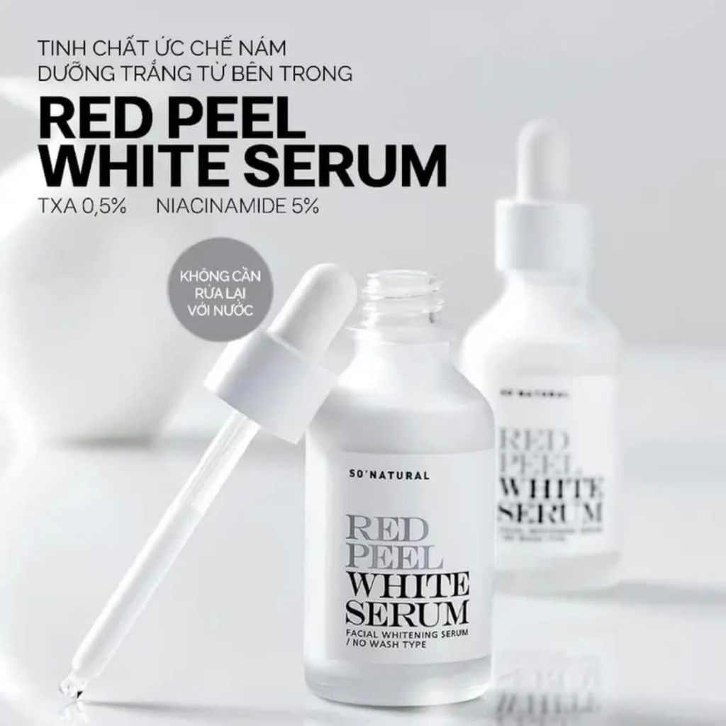 So'Natural Red Peel Tinh Chất Dưỡng Trắng Đều Màu Da 35ml