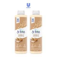 Sữa Tắm Dưỡng Ẩm Da STIVES Yến Mạch Bơ Hạt Mỡ 650ml