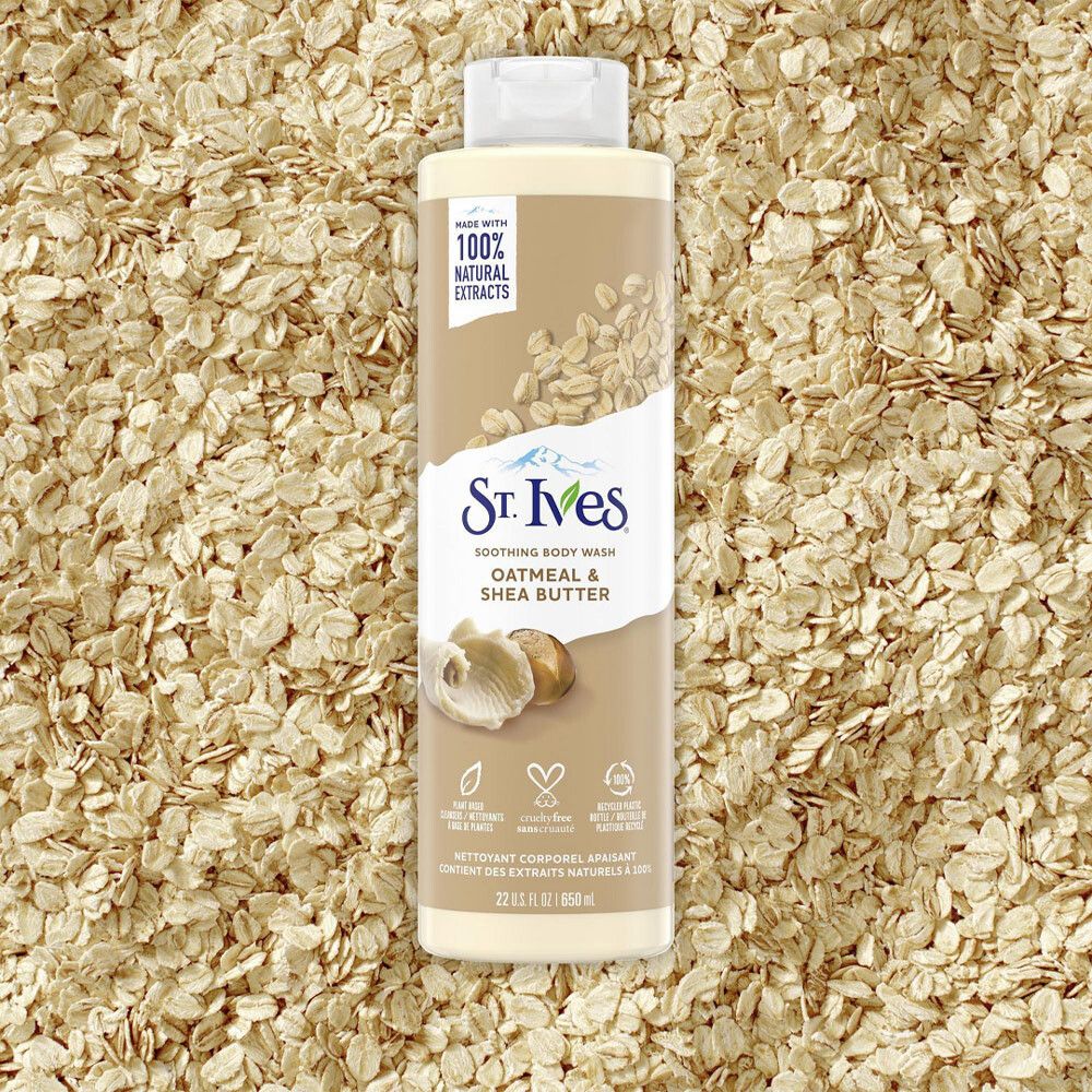 Sữa Tắm Dưỡng Ẩm Da STIVES Yến Mạch Bơ Hạt Mỡ 650ml