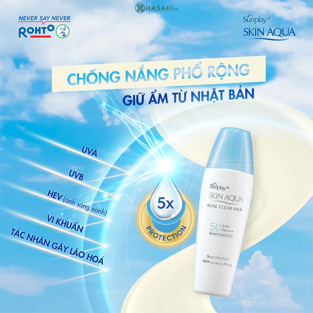 Sunplay Sữa Chống Nắng Dưỡng Da Ngừa Mụn 25g