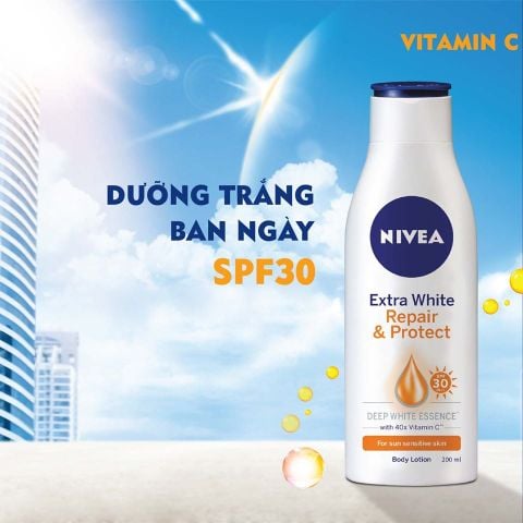 Sữa Dưỡng Thể Nivea Chống Nắng 200ml