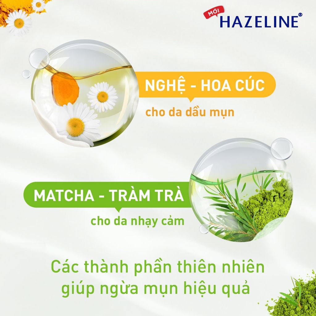 Hazeline Sữa Rửa Mặt Nghệ Hoa Cúc 100g