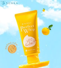 SENKA Sữa Rửa Mặt Sáng Da Vitamin C 100g