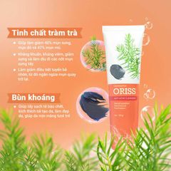 Sữa Rửa Mặt Oriss Dưỡng Trắng Ngừa Mụn Dưỡng Ẩm 100g