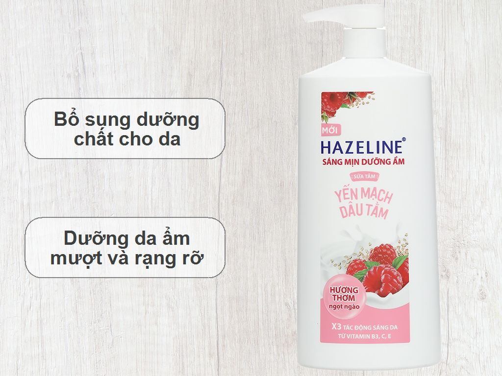 Sữa Tắm Hazeline Yến Mạch Dâu Tằm 800g