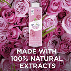 STIVES Sữa Tắm Tẩy Tế Bào Hoa Hồng Lô Hội 650ml