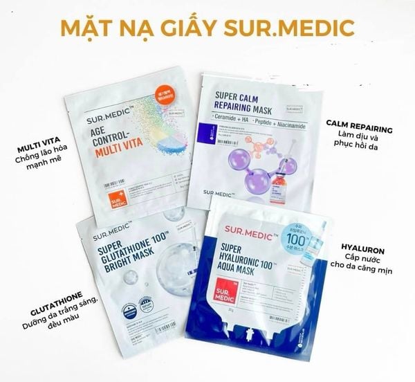 Sur.Medic Mặt nạ dưỡng da 30g (Miếng)