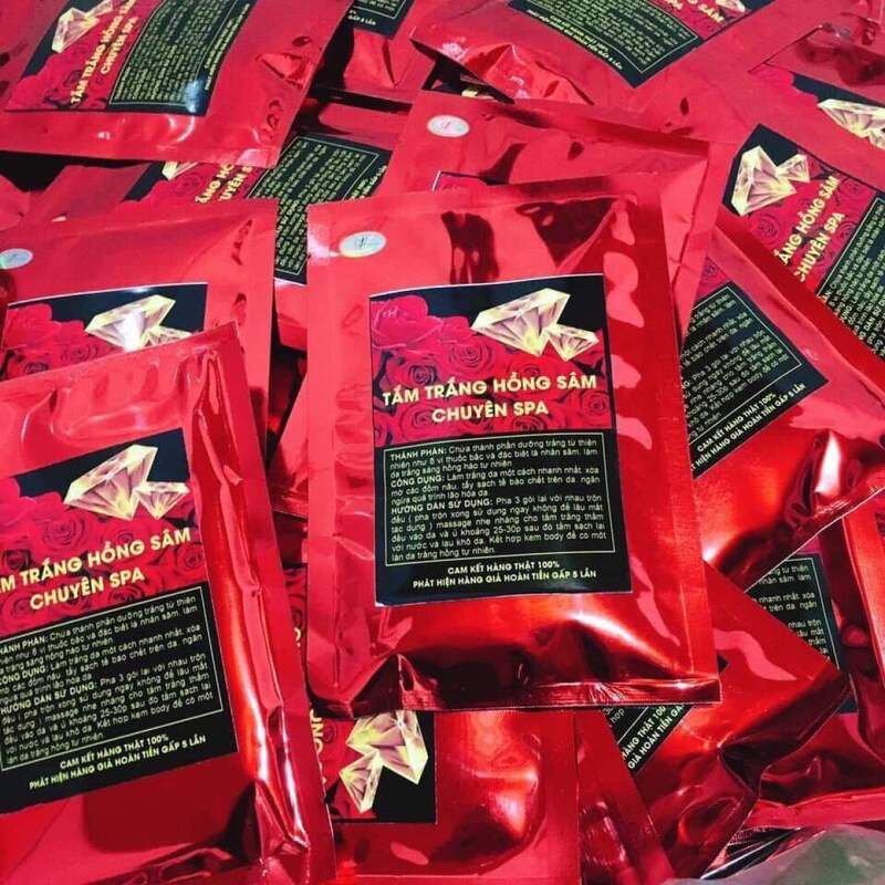 Tắm Trắng Da Toàn Thân Hồng Sâm Chuyên Spa