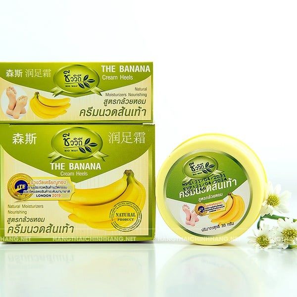 The Banana Kem Nứt Gót Chân Trái Chuối 30g
