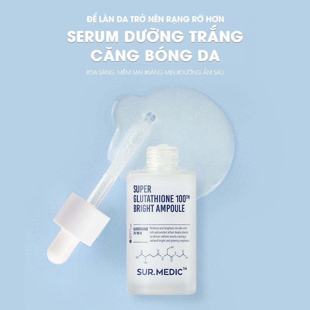 Tinh Chất Sur.Medic+ Huyết Thanh Sáng Da Căng Bóng 32ml