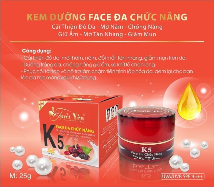 Kem Face Đa Chức Năng Tuyết Yến K5 25g