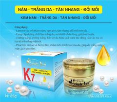Kem Face Trắng Da Tàn Nhang Đồi Mồi Tuyết Yến K7 25g