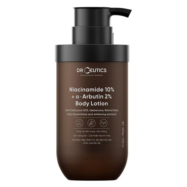 Sữa Dưỡng Thể DrCeutics 10% Niacinamide Hỗ Trợ Sáng Da 200g
