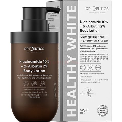 Sữa Dưỡng Thể DrCeutics 10% Niacinamide Hỗ Trợ Sáng Da 200g