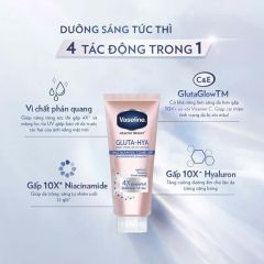 Vaseline Gluta Hya Niacinamide 3X Nâng Tone Da 330ml