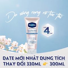 Vaseline Gluta Hya Niacinamide 3X Nâng Tone Da 330ml