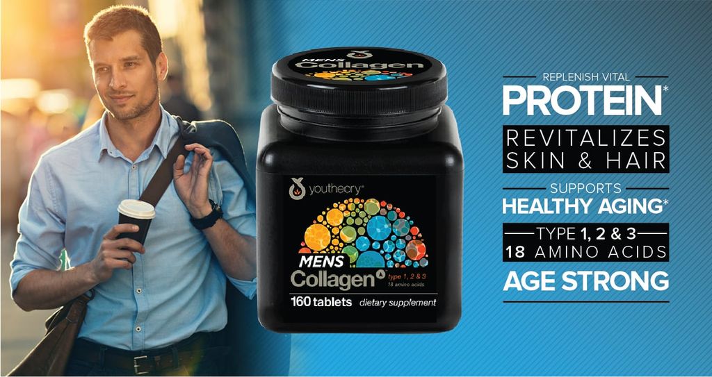 Viên Uống Collagen Cho Nam Youtheory Men
