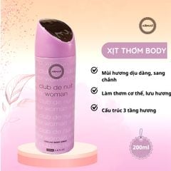 CLub De Nuit Armaf Xịt Khử Mùi Nước Hoa Nữ 200ml