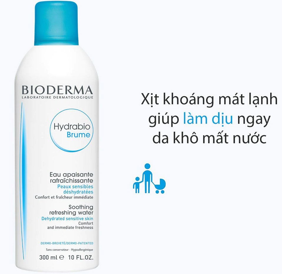 Bio Derma Xịt Khoáng Dành Cho Da Nhạy Cảm 300ml