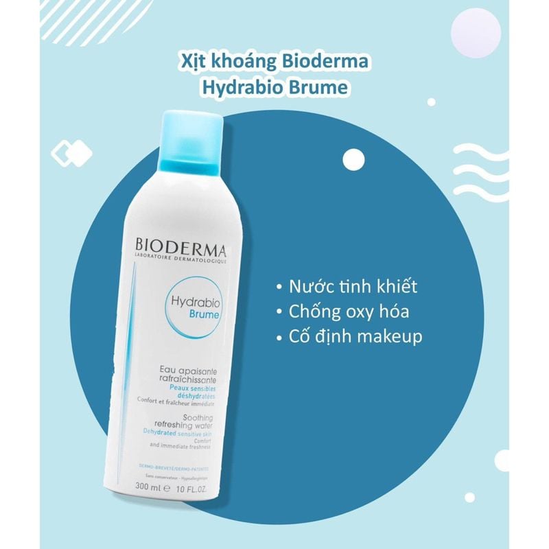 Bio Derma Xịt Khoáng Dành Cho Da Nhạy Cảm 300ml