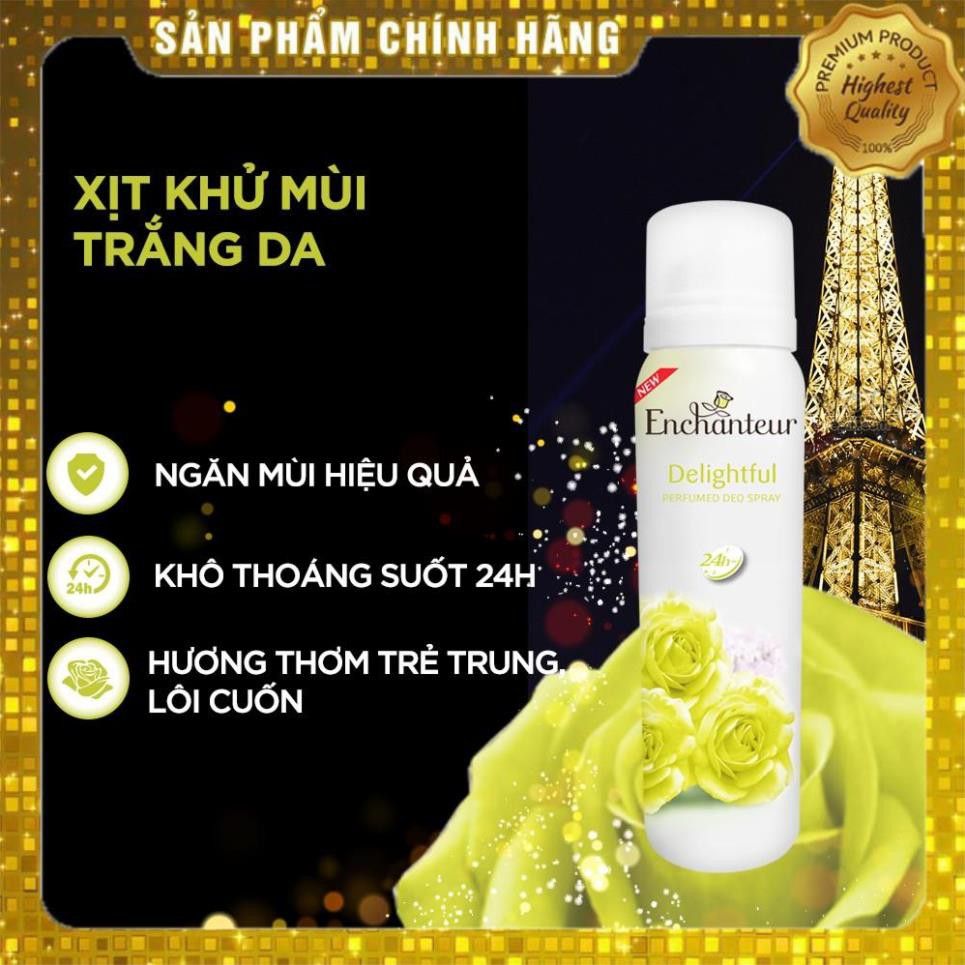 Xịt Khử Mùi Enchanteur Delightful 150ml