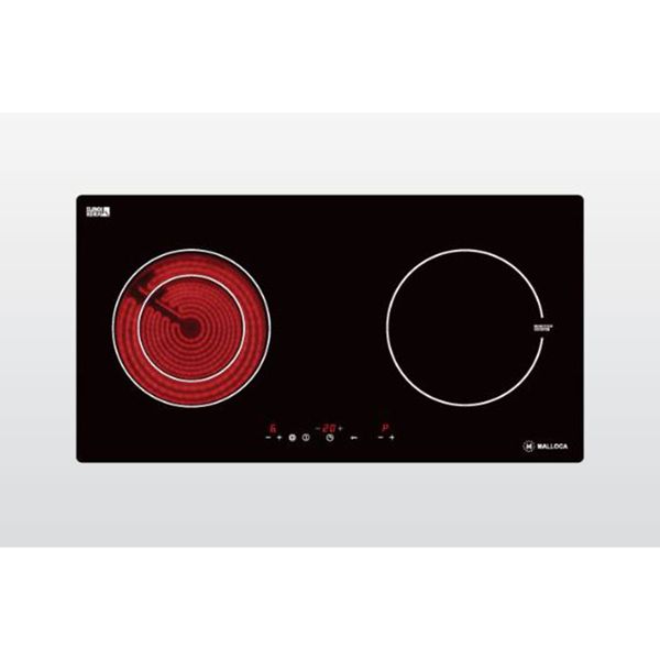  Bếp Điện Từ Kết Hợp Malloca MH-02IR 
