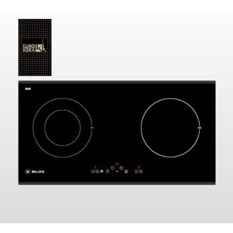  Bếp Điện Từ Kết Hợp Malloca MH-02IR LB 