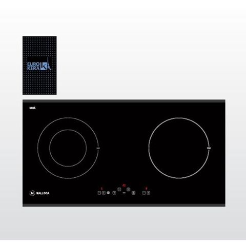  Bếp Điện Từ Kết Hợp Malloca MH-02IR SB 