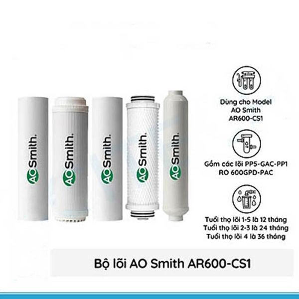  Lõi lọc nước cho máy AOSMITH AR600-C-S-1 