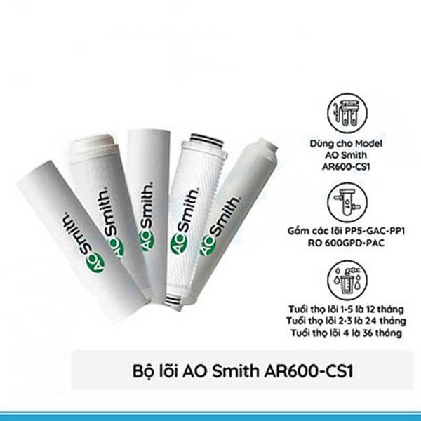  Lõi lọc nước cho máy AOSMITH AR600-C-S-1 