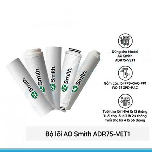  Lõi lọc nước cho máy AOSMITH ADR75-V-ET-1 