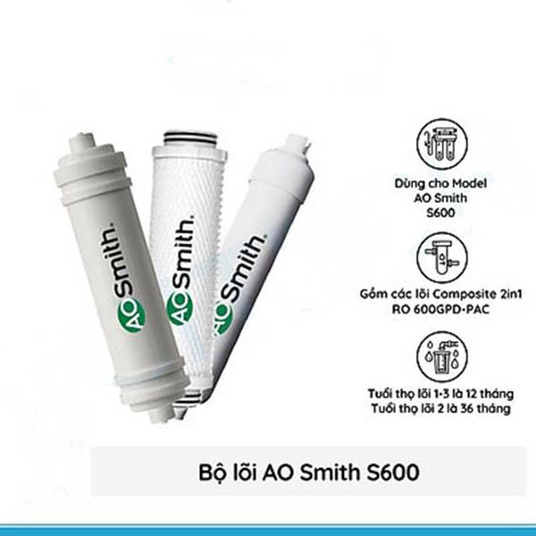  Lõi lọc nước cho máy AOSMITH S600 