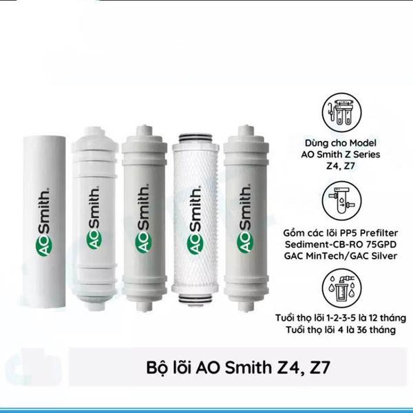  Lõi lọc nước cho máy AOSMITH Z4, Z7 