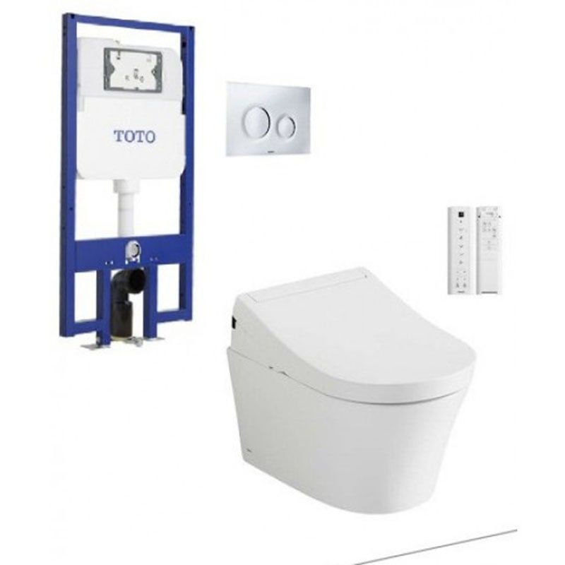  Bồn Cầu TOTO CW553/TCF34320GAA/WH172AT/MB174P#SS Nắp Điện Tử Treo Tường 